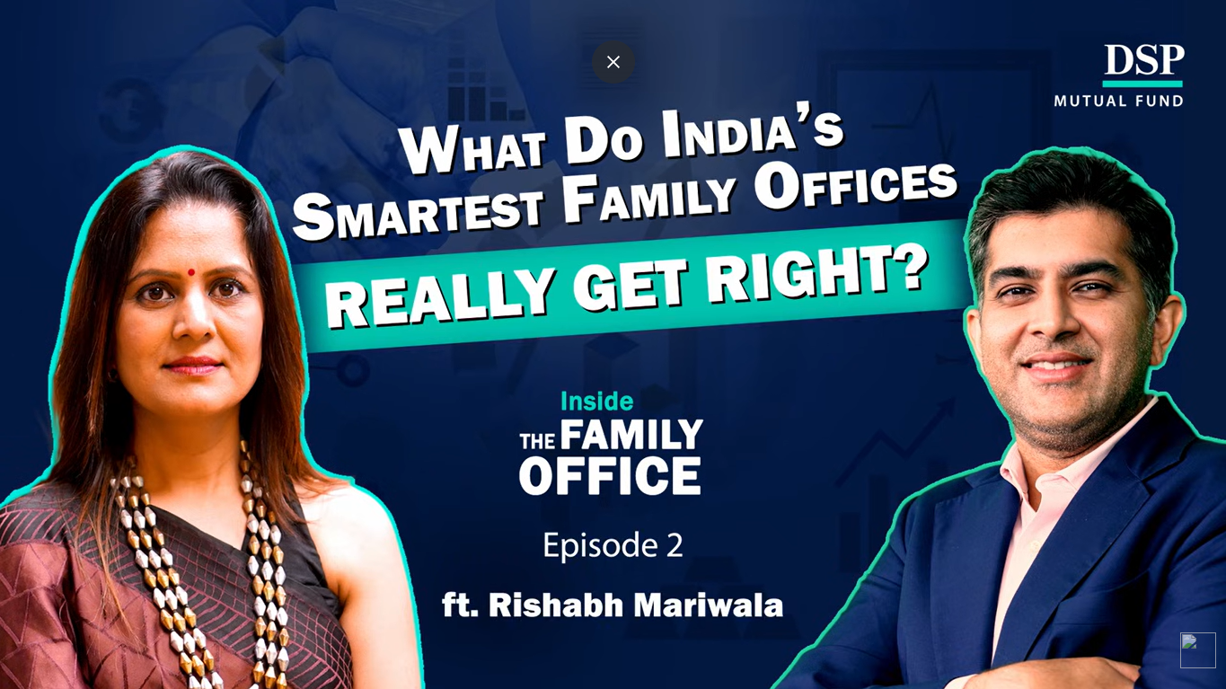Inside The Family Office | The Easy Entry, The Hard Reality & What Endures | ft.  Rishabh Mariwala